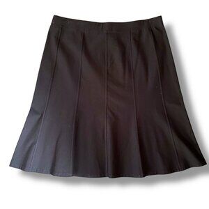 Eileen Fisher Black A-Line Skirt